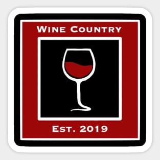 Wine Country Sticker